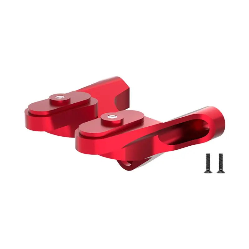 Aluminum 7075 Alloy Rear Wing Mount For Losi 1:24 Micro-B 2Wd Buggy Rtr-Los00007 / 1:28 Micro-T 2S 2Wd Rtr Stadium Truck-Los-1392 Upgrades - Red 1
