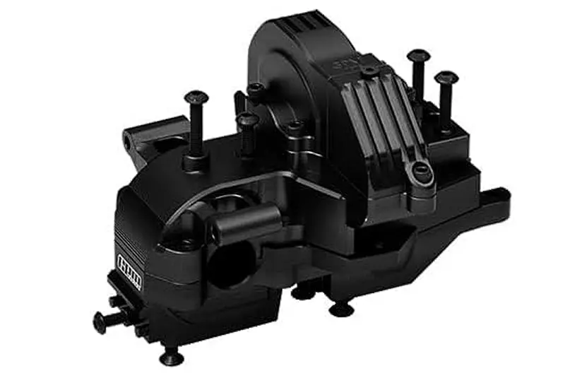 Aluminum 7075 Alloy Redesign Rear Bulkhead For Traxxas 1:8 Maxx Slash 6S-102076-4/1:10 Maxx Monster Truck-89076-4 / Maxx With Widemaxx Monster Truck-89086-4 Upgrades - Black 1