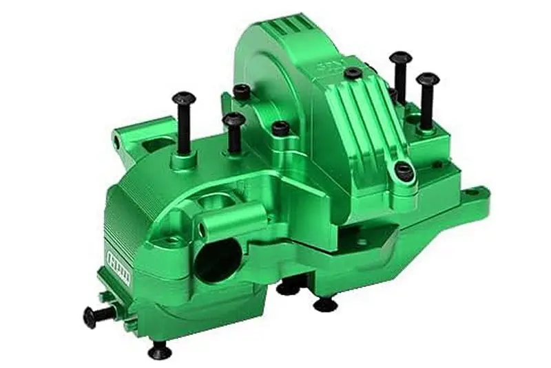 Aluminum 7075 Alloy Redesign Rear Bulkhead For Traxxas 1:8 Maxx Slash 6S-102076-4/1:10 Maxx Monster Truck-89076-4 / Maxx With Widemaxx Monster Truck-89086-4 Upgrades - Green 1