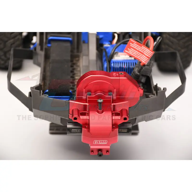 Aluminum 7075 Alloy Redesign Rear Bulkhead For Traxxas 1:8 Maxx Slash 6S-102076-4/1:10 Maxx Monster Truck-89076-4 / Maxx With Widemaxx Monster Truck-89086-4 Upgrades - Green 2