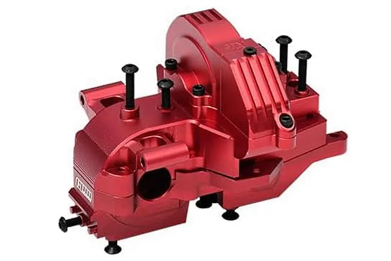 Aluminum 7075 Alloy Redesign Rear Bulkhead For Traxxas 1:8 Maxx Slash 6S-102076-4/1:10 Maxx Monster Truck-89076-4 / Maxx With Widemaxx Monster Truck-89086-4 Upgrades - Red 1