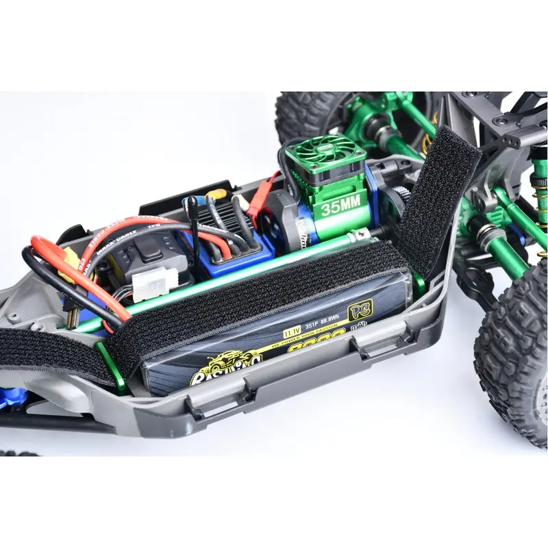 Aluminum 7075 Alloy Retainer Battery Hold-Down For Traxxas 1:8 Jato 4S 2S / Slash 4X4 Lcg / Ford Fiesta St Rally / Slash 4X4 Vxl Ultimate Upgrades - Green 2