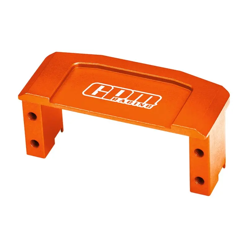 Aluminum 7075 Alloy Servo Mount For Traxxas 1:10 4Wd Ford Gt 4-Tec 2.0 /  4-Tec 3.0 / Toyota Gr Supra Gt4 Upgrade Parts - Orange 1