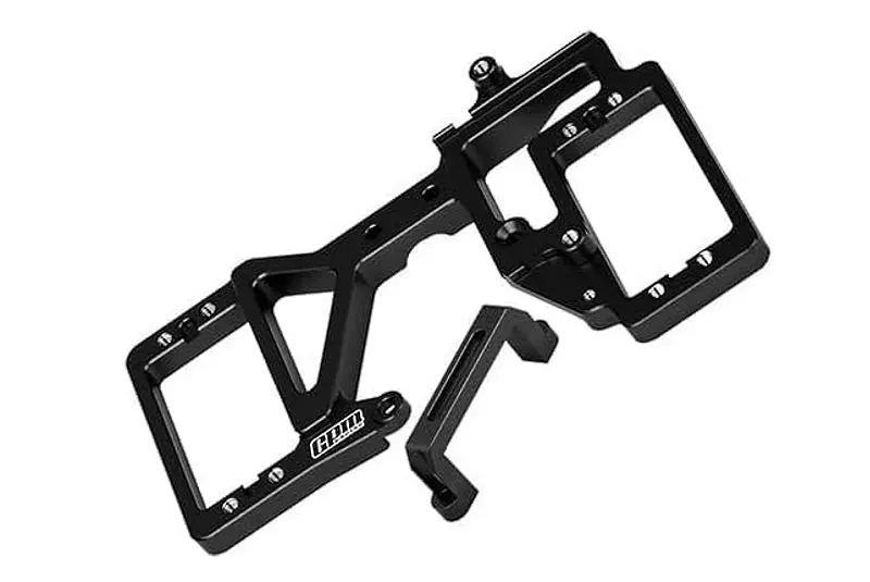 Aluminum 7075 Alloy Servo Mount Set For Proboat 1/6 24-Inch Jetstream Jet Boat Rtr Mojo-Prb08051 Upgrades - Black 1