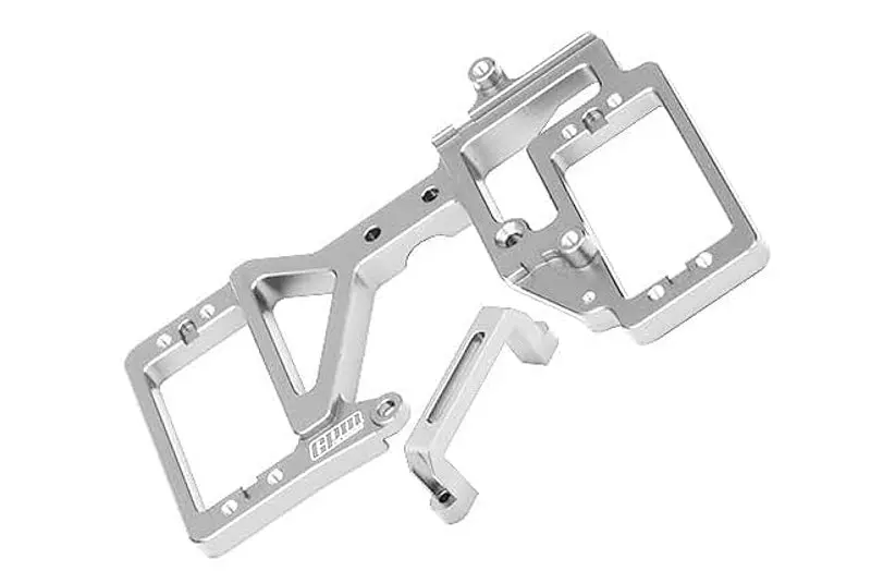 Aluminum 7075 Alloy Servo Mount Set For Proboat 1/6 24-Inch Jetstream Jet Boat Rtr Mojo-Prb08051 Upgrades - Silver 1