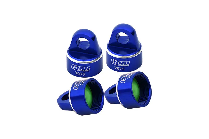 Aluminum 7075 Alloy Shock Cap For Gpm Optional And Original Shock Absorbers For Traxxas 1/8 4Wd Sledge Monster Truck 95076-4 Upgrades - Blue 1