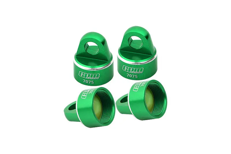 Aluminum 7075 Alloy Shock Cap For Gpm Optional And Original Shock Absorbers For Traxxas 1/8 4Wd Sledge Monster Truck 95076-4 Upgrades - Green 1