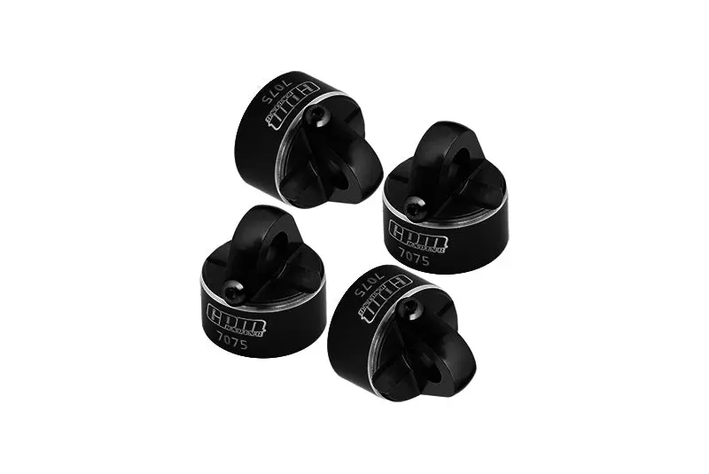 Aluminum 7075 Alloy Shock Cap For Tekno 1:10 Mt410 2.0 Pro Monster Truck / Eb410 Electric Buggy / Sct410 Short Course Truck Upgrade Parts - Black 1