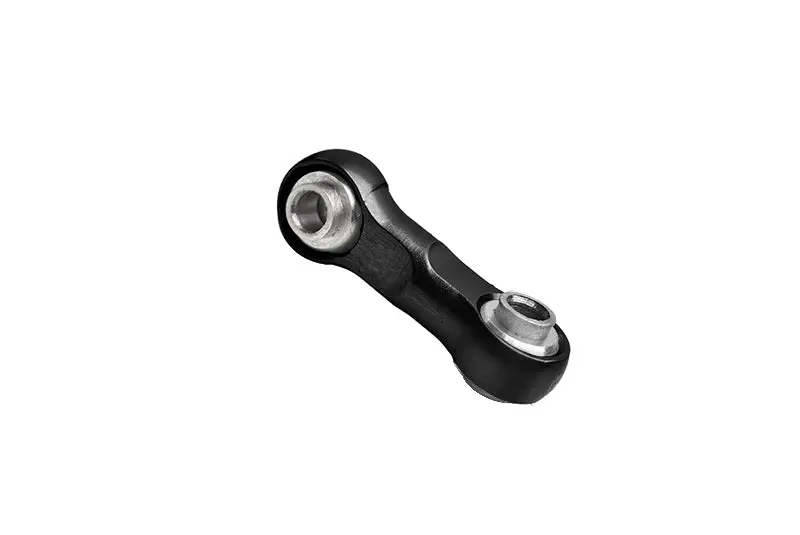 Aluminum 7075 Alloy Steering Drag Link For Arrma 1/18 Granite Grom Mega 380 Brushed 4X4 Monster Truck Ara2102 Upgrade Parts - Black 1