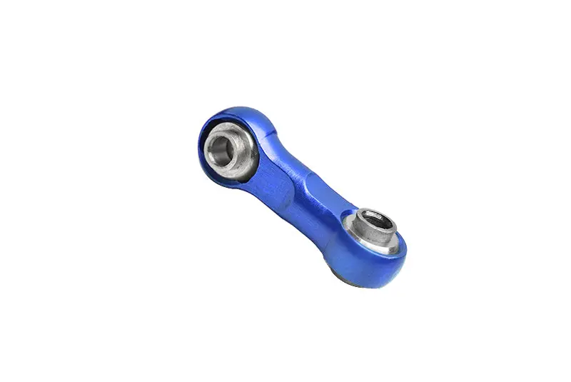 Aluminum 7075 Alloy Steering Drag Link For Arrma 1/18 Granite Grom Mega 380 Brushed 4X4 Monster Truck Ara2102 Upgrade Parts - Blue 1
