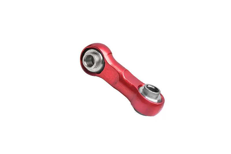 Aluminum 7075 Alloy Steering Drag Link For Arrma 1/18 Granite Grom Mega 380 Brushed 4X4 Monster Truck Ara2102 Upgrade Parts - Red 1