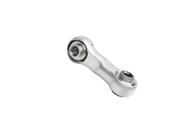Aluminum 7075 Alloy Steering Drag Link For Arrma 1/18 Granite Grom Mega 380 Brushed 4X4 Monster Truck Ara2102 Upgrade Parts - Silver 1