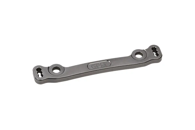 Aluminum 7075 Alloy Steering Plate For Losi 1/8 8Ight-Xe 4X4 Sensored Brushless Racing Buggy Rtr-Los04018 Upgrade Parts - Gray Silver 1