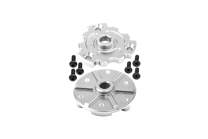 Aluminum 7075 Alloy Transmission Cush Drive Housing For Traxxas 1:10 E-Revo Vxl Brushless / 4Wd Maxx / Widemaxx / 1:8 Maxx Slash 6S / 1:5 X Maxx 8S / Xrt 8S / X Maxx Ultimate / Xrt Ultimate - Silver 1