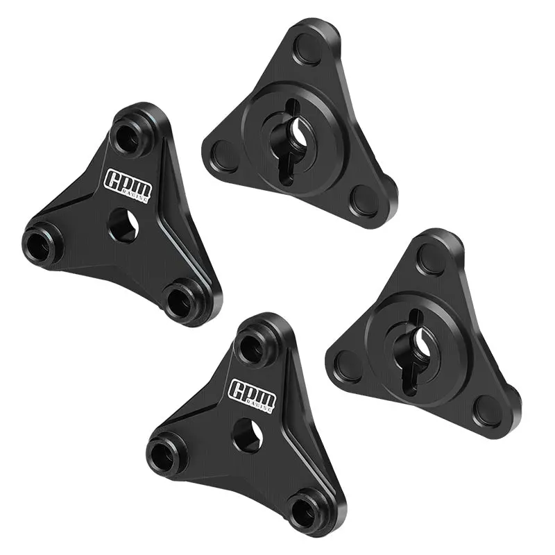 Aluminum 7075 Alloy Wheel Hexes For Tamiya 58737 Hotshot Ii 2024 Off-Road 4Wd Rc Car Upgrade Parts - Black 1