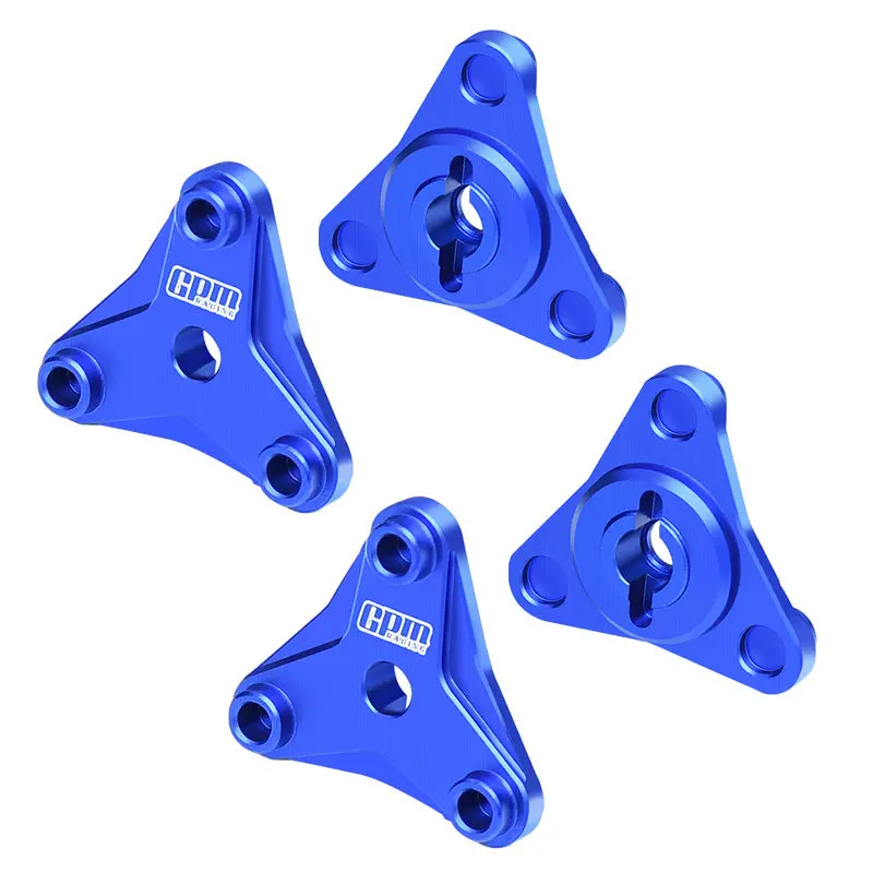 Aluminum 7075 Alloy Wheel Hexes For Tamiya 58737 Hotshot Ii 2024 Off-Road 4Wd Rc Car Upgrade Parts - Blue 1