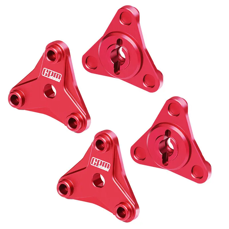 Aluminum 7075 Alloy Wheel Hexes For Tamiya 58737 Hotshot Ii 2024 Off-Road 4Wd Rc Car Upgrade Parts - Red 1
