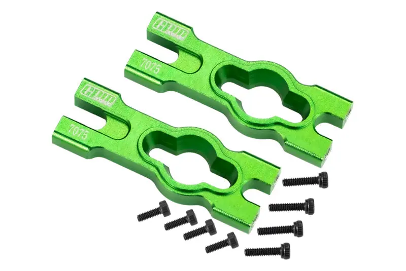 Aluminum 7075 Body Mount Cross Bar For Losi 1/18 Mini Lmt 4X4 Brushed Monster Truck Rtr-Los01026 Upgrade Parts - Green 1