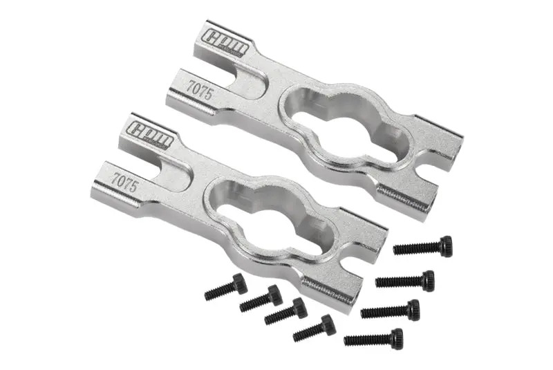 Aluminum 7075 Body Mount Cross Bar For Losi 1/18 Mini Lmt 4X4 Brushed Monster Truck Rtr-Los01026 Upgrade Parts - Silver 1