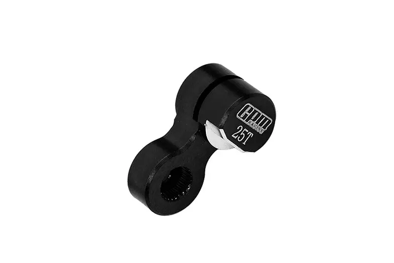 Aluminum 7075 Brake Caliper Servo Arm 25T For Losi 1:4 Promoto-Mx Motorcycle Dirt Bike Rtr Fxr Los06000 Los06002 Upgrades - Black 1