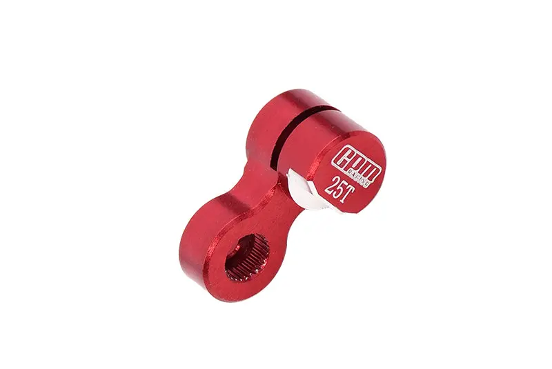 Aluminum 7075 Brake Caliper Servo Arm 25T For Losi 1:4 Promoto-Mx Motorcycle Dirt Bike Rtr Fxr Los06000 Los06002 Upgrades - Red 1