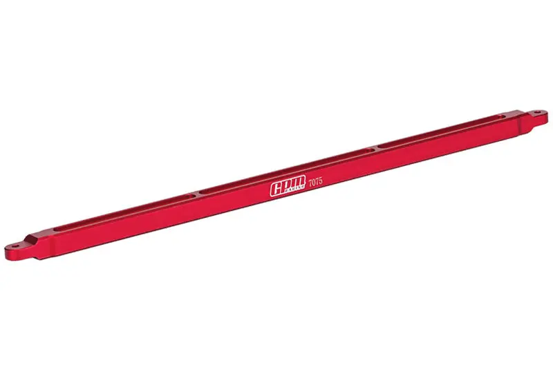 Aluminum 7075 Center Brace Bar For Arrma 1/8 Mojave 4X4 4S Blx Desert Truck Rtr-Ara4404 Upgrade Parts - Red 1