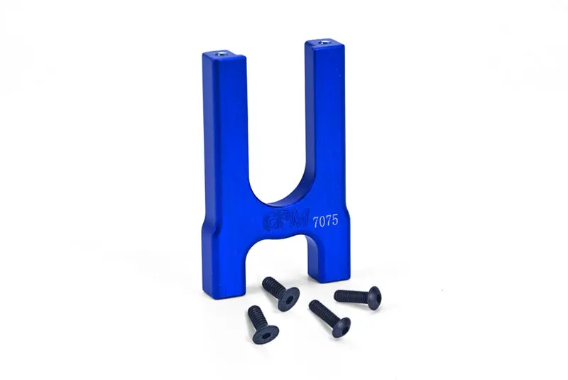 Aluminum 7075 Center Diff Mount (Front) For Arrma 1:8 Kraton / Outcast / Talion / Typhon / Notorious / Tlr Tuned Typhon / 1:7 Infraction / Limitless / Mojave / Fireteam / Felony Upgrade Parts - Blue 1