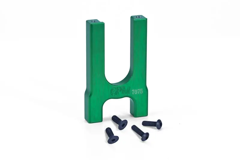 Aluminum 7075 Center Diff Mount (Front) For Arrma 1:8 Kraton / Outcast / Talion / Typhon / Notorious / Tlr Tuned Typhon / 1:7 Infraction / Limitless / Mojave / Fireteam / Felony Upgrade Parts - Green 1