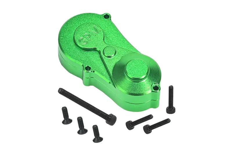 Aluminum 7075 Center Gear Box Housing Set With Covers For Losi 1/18 Mini Lmt 4X4 Brushed Monster Truck Rtr-Los01026 Upgrades - Green 1