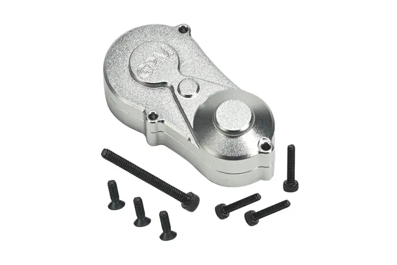 Aluminum 7075 Center Gear Box Housing Set With Covers For Losi 1/18 Mini Lmt 4X4 Brushed Monster Truck Rtr-Los01026 Upgrades - Silver 1