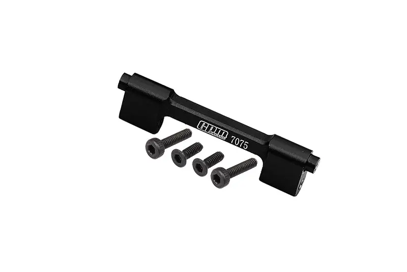 Aluminum 7075 Center Top Crossbar For Losi 1/18 Mini Lmt 4X4 Brushed Monster Truck Rtr-Los01026 Upgrade Parts - Black 1