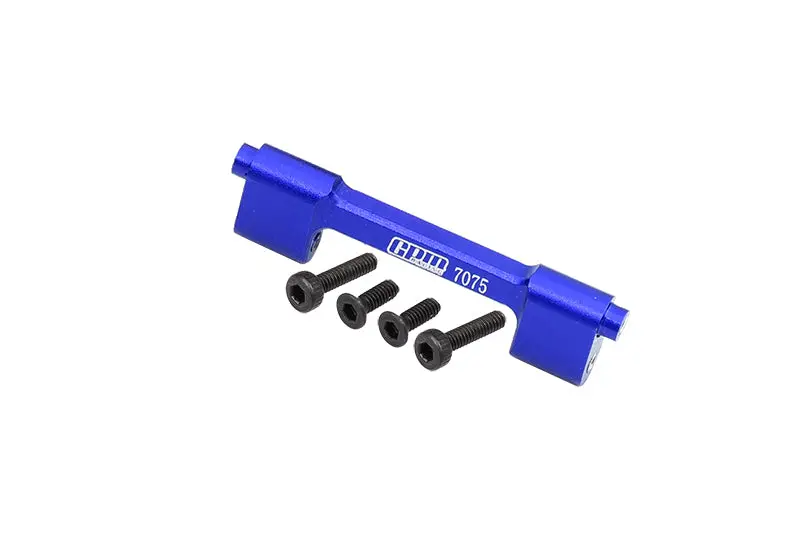 Aluminum 7075 Center Top Crossbar For Losi 1/18 Mini Lmt 4X4 Brushed Monster Truck Rtr-Los01026 Upgrade Parts - Blue 1