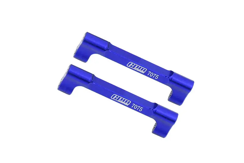 Aluminum 7075 Crossbar / Shock Mount For Losi 1/18 Mini Lmt 4X4 Brushed Monster Truck Rtr-Los01026 Upgrade Parts - Blue 1