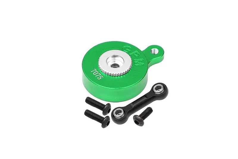 Aluminum 7075 Direct Mount Servo Saver (23T Spline) With Fix Link For Arrma 1:8 Mojave / Vendetta / Infraction / 1:10 Vorteks / Senton / Big Rock / Outcast / Granite / Kraton / Senton Upgrades - Green 1