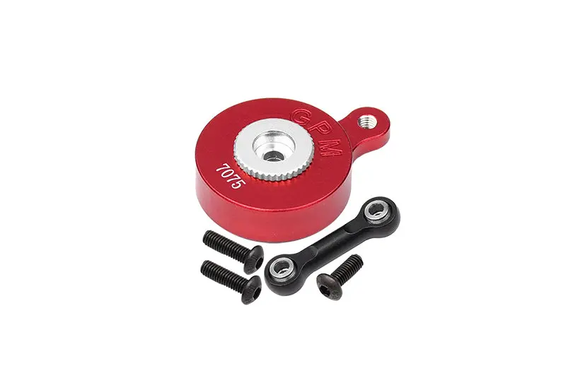 Aluminum 7075 Direct Mount Servo Saver (23T Spline) With Fix Link For Arrma 1:8 Mojave / Vendetta / Infraction / 1:10 Vorteks / Senton / Big Rock / Outcast / Granite / Kraton / Senton Upgrades - Red 1