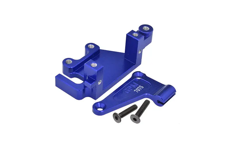 Aluminum 7075 Electronic Mount Set For Losi 1:4 Promoto Mx Motorcycle Dirt Bike Rtr Fxr Los06000 Los06002 Upgrades - Blue 1