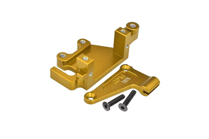 Aluminum 7075 Electronic Mount Set For Losi 1:4 Promoto Mx Motorcycle Dirt Bike Rtr Fxr Los06000 Los06002 Upgrades - Gold 1