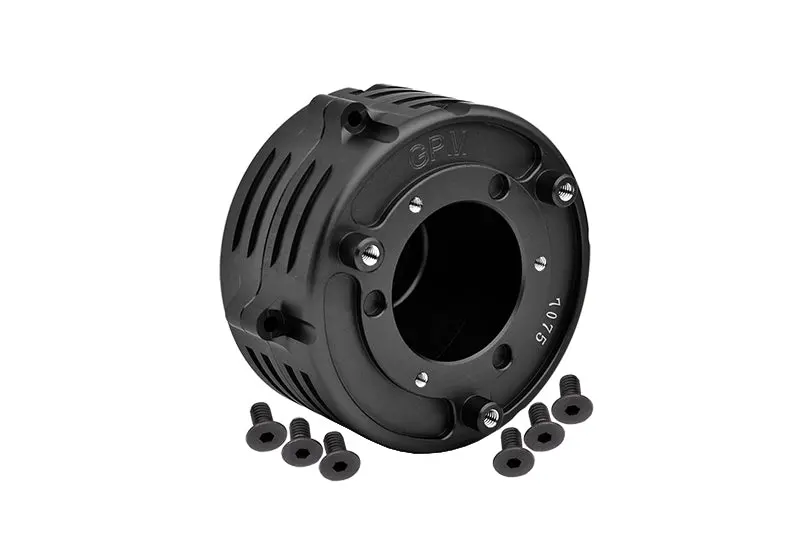 Aluminum 7075 Flywheel Housing For Losi 1:4 Promoto Mx Motorcycle Dirt Bike Rtr Fxr Los06000 Los06002 Upgrades - Black 1
