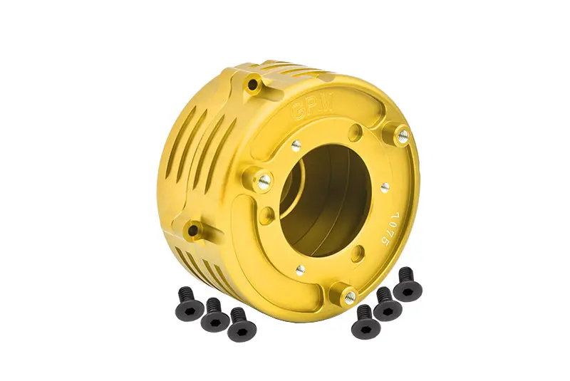Aluminum 7075 Flywheel Housing For Losi 1:4 Promoto Mx Motorcycle Dirt Bike Rtr Fxr Los06000 Los06002 Upgrades - Gold 1