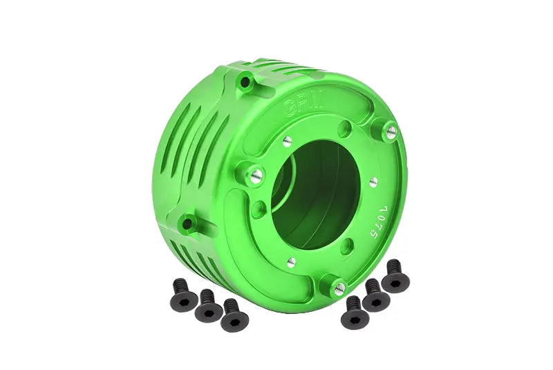 Aluminum 7075 Flywheel Housing For Losi 1:4 Promoto Mx Motorcycle Dirt Bike Rtr Fxr Los06000 Los06002 Upgrades - Green 1