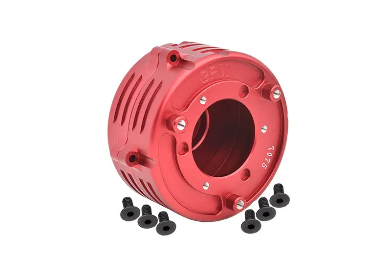 Aluminum 7075 Flywheel Housing For Losi 1:4 Promoto Mx Motorcycle Dirt Bike Rtr Fxr Los06000 Los06002 Upgrades - Red 1