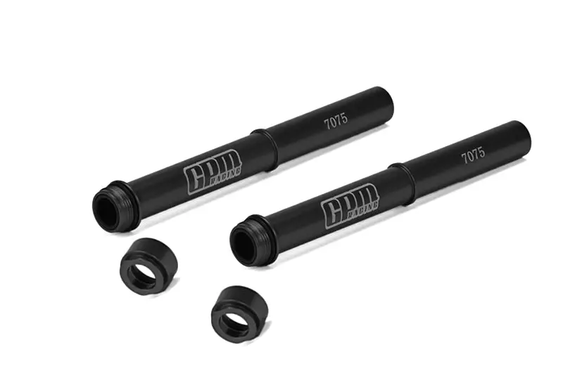 Aluminum 7075 Fork Tube Set For Losi 1:4 Promoto-Mx Motorcycle Dirt Bike Rtr Fxr Los06000 Los06002 Upgrades - Black 1