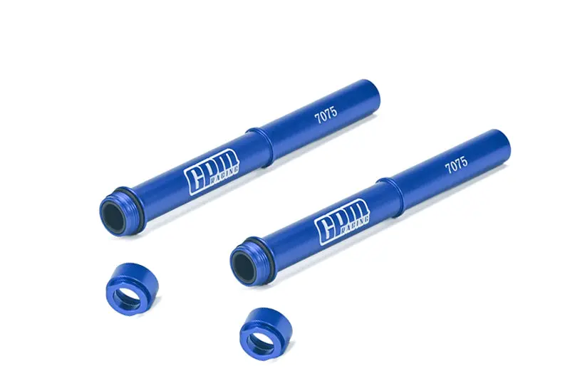 Aluminum 7075 Fork Tube Set For Losi 1:4 Promoto-Mx Motorcycle Dirt Bike Rtr Fxr Los06000 Los06002 Upgrades - Blue 1