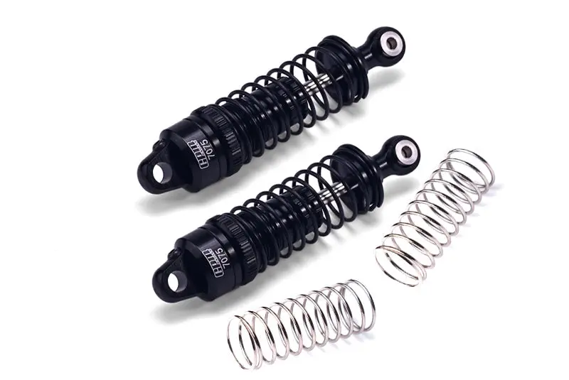 Aluminum 7075 Front Adjustable Spring Damper 70Mm For Tamiya 1:10 R/C 58719 Bbx Bb-01 Upgrade Parts - Black 1