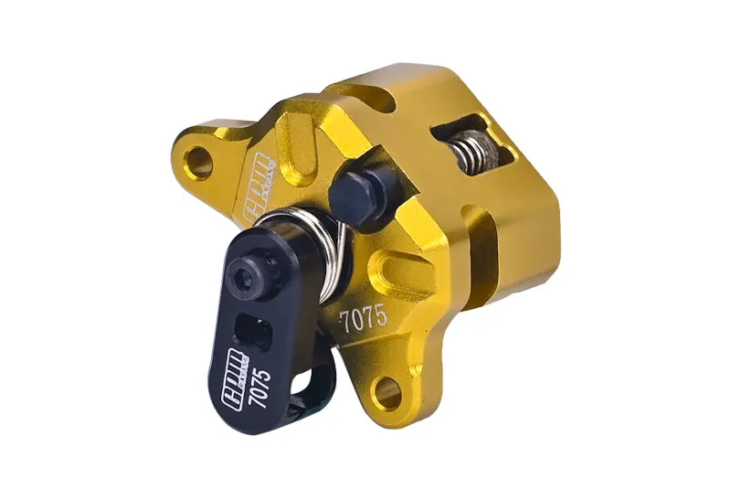 Aluminum 7075 Front Brake Disc Caliper For Losi 1:4 Promoto-Mx Motorcycle Dirt Bike Rtr Fxr Los06000 Los06002 - Gold 1
