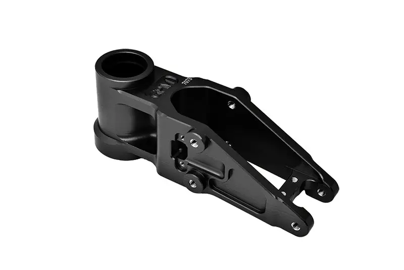Aluminum 7075 Front Bulkhead For Losi 1:4 Promoto-Mx Motorcycle Dirt Bike Rtr Los06000 Los06002 Upgrades - Black 1
