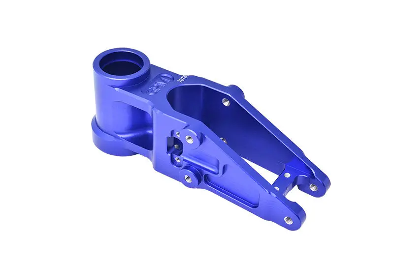 Aluminum 7075 Front Bulkhead For Losi 1:4 Promoto-Mx Motorcycle Dirt Bike Rtr Los06000 Los06002 Upgrades - Blue 1