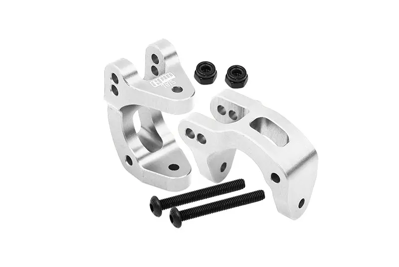Aluminum 7075 Front C Hubs For Arrma 1/10 Gorgon 4X2 Mega 550 Brushed Monster Truck-Ara3230 Upgrades - Silver 1