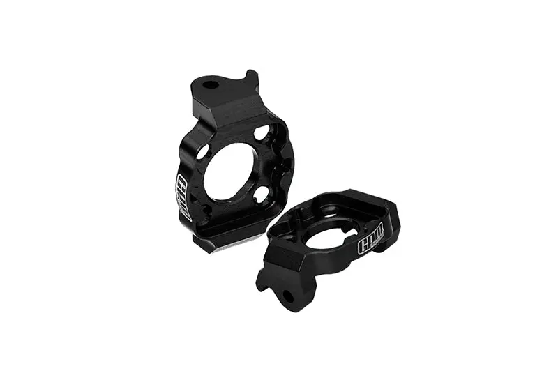 Aluminum 7075 Front C Hubs For Losi 1/18 Mini Lmt 4X4 Brushed Monster Truck Rtr-Los01026 Upgrade Parts - Black 1