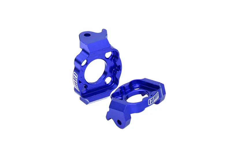 Aluminum 7075 Front C Hubs For Losi 1/18 Mini Lmt 4X4 Brushed Monster Truck Rtr-Los01026 Upgrade Parts - Blue 1